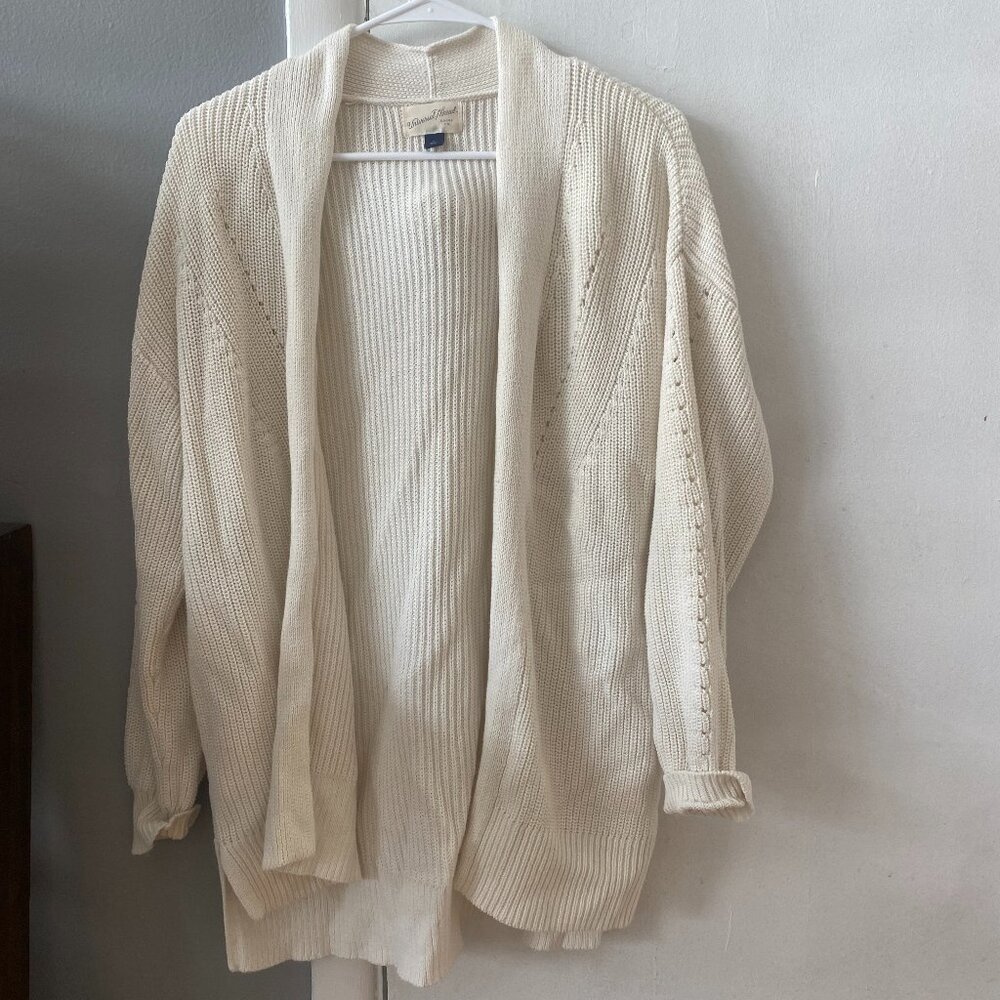 Cream Knit Cardigan